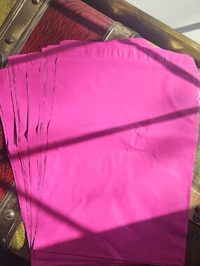 Hot Pink Poly Mailer Bags - 20 Pack